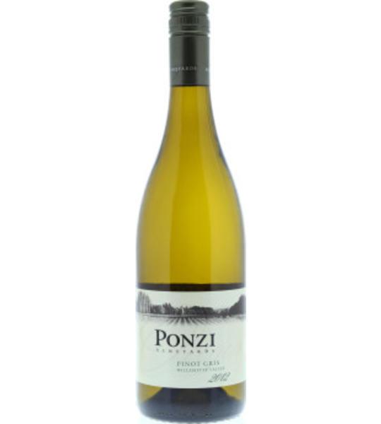 Ponzi Vineyards Pinot Gris 2012