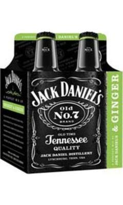 image-Jack Daniel's & Ginger Ale Rtd 4pkb
