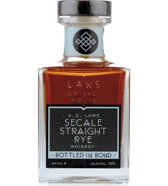 A.D. Laws Secale Straight Rye Bottled in Bond