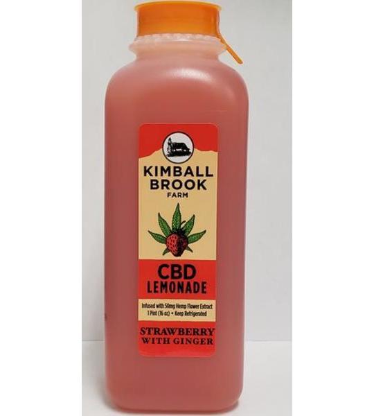 Kimball Brook Farm CBD Strawberry Ginger Lemonade