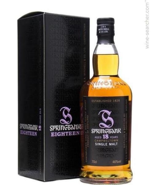 Springbank Single Malt Scotch 18 Year