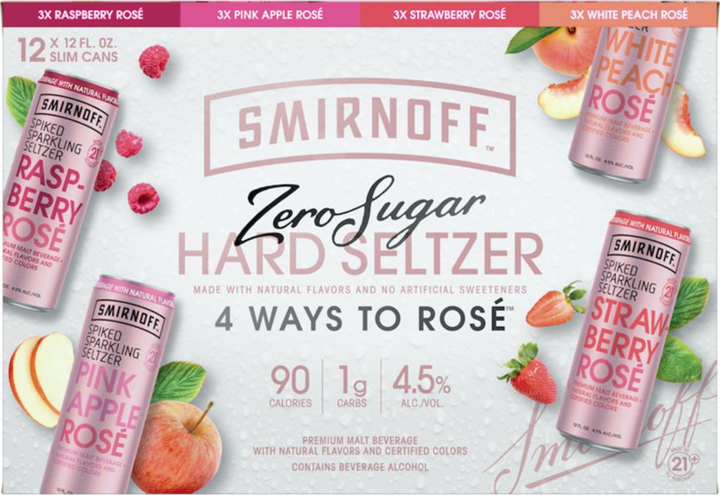 Smirnoff Spiked Sparkling Seltzer 4 Ways To Rosé