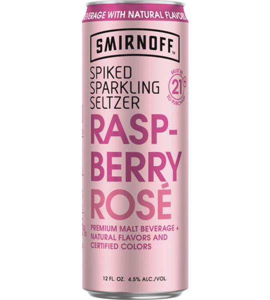 Smirnoff Spiked Sparkling Seltzer Raspberry Rosé