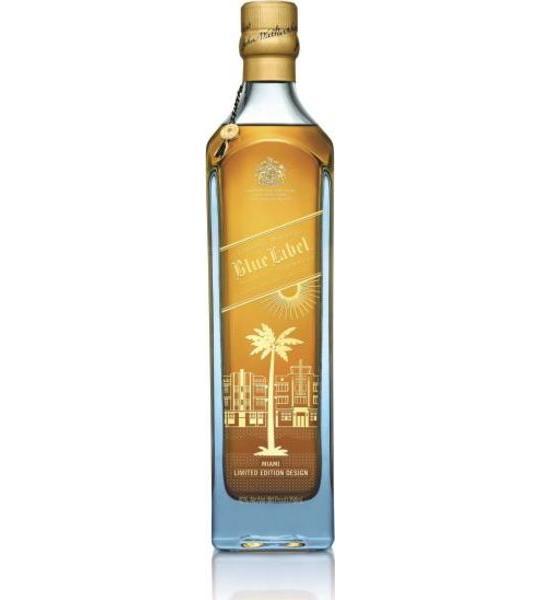Johnnie Walker Blue Label Blended Scotch Whisky, Miami Edition