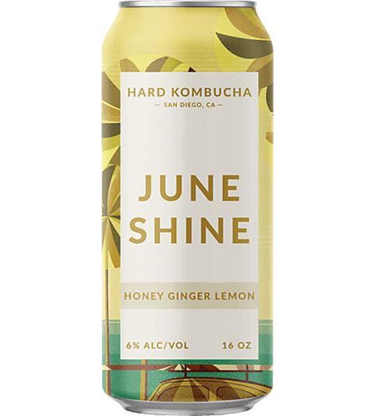 Juneshine Hard Kombucha Honey Ginger Lemon