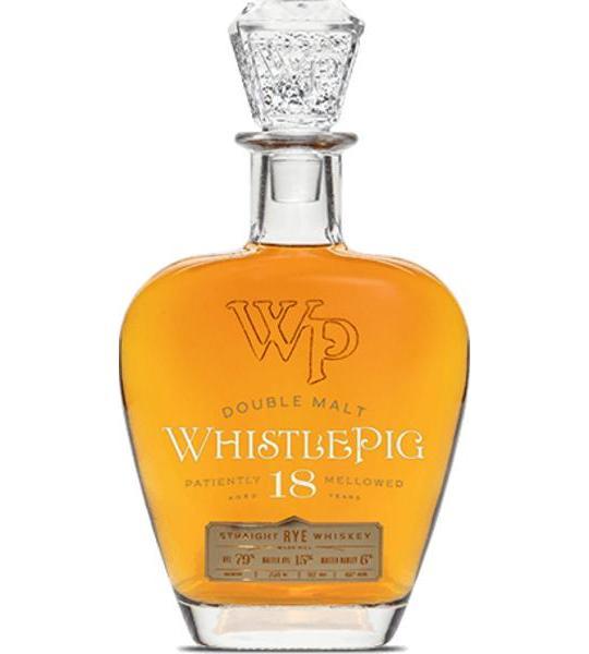 Whistlepig 18 Years Old Double Malt Straight Rye Whiskey