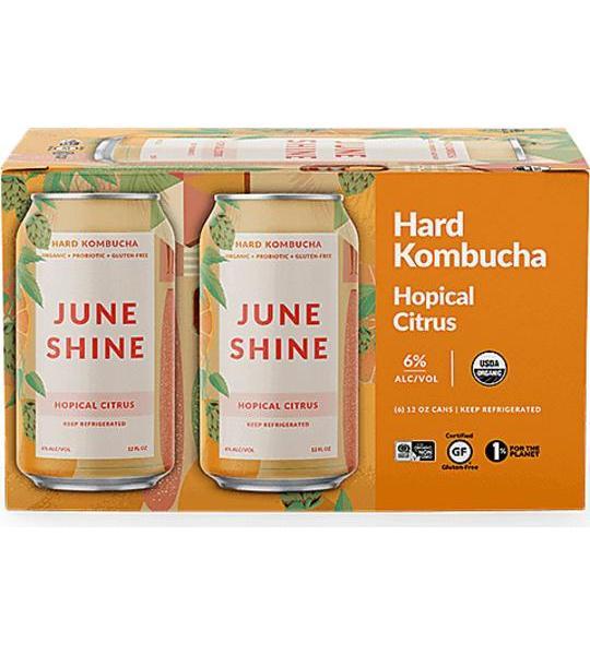 Juneshine Hard Kombucha Hopical Citrus