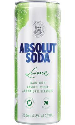 image-Absolut Lime & Cucumber Vodka Soda