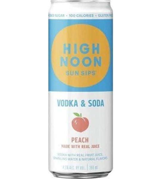 High Noon Peach Vodka Hard Seltzer