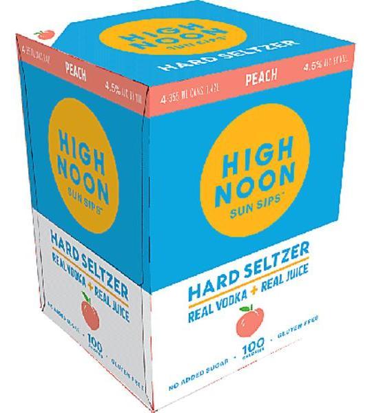 High Noon Peach Hard Seltzer