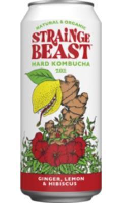 image-Strainge Beast Fresh Ginger Lemon & Hibiscus Hard Kombucha