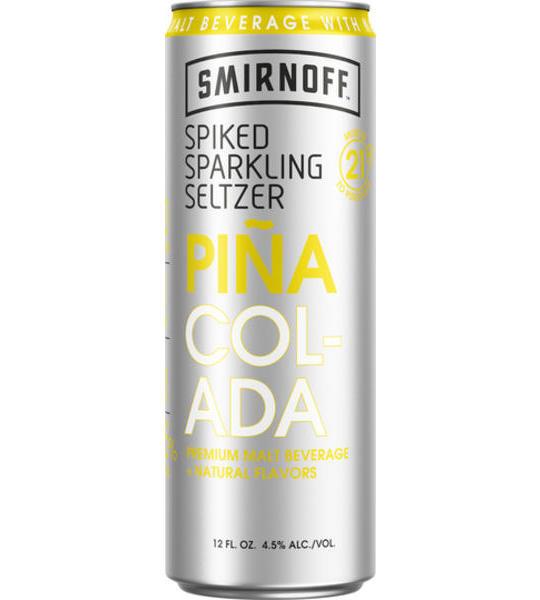 Smirnoff Spiked Sparkling Seltzer Pina Colada