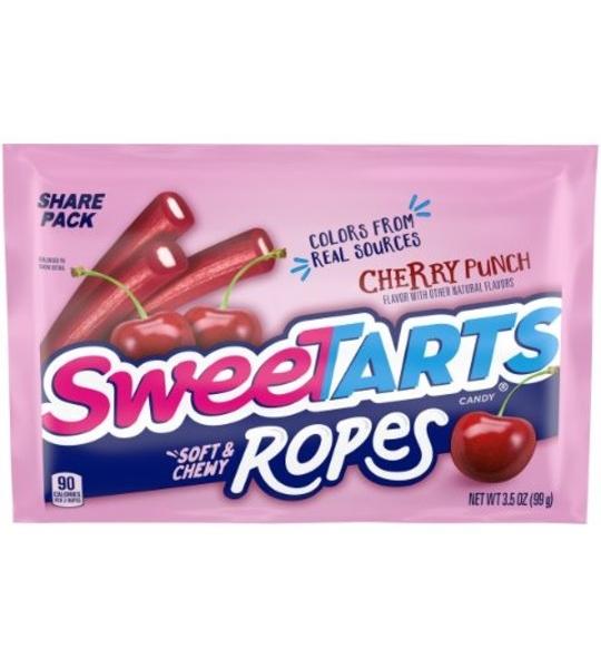 Sweetarts Soft Chewy Ropes Cherry Punch Candy Bag