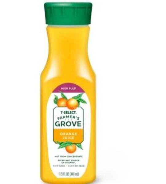7-Select Farmers Grove Orange Juice Pulp