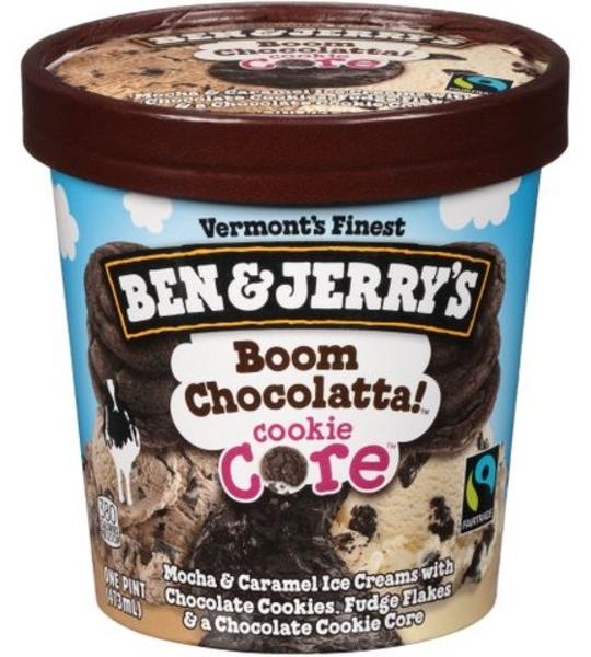 Ben & Jerry's Ice Cream Boom Chocolatta! Cookie Core