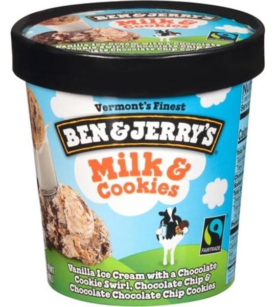 Ben & Jerry's Milk & Cookies Ice Cream