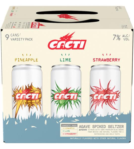 Cacti Agave Spiked Seltzer Variety Pack