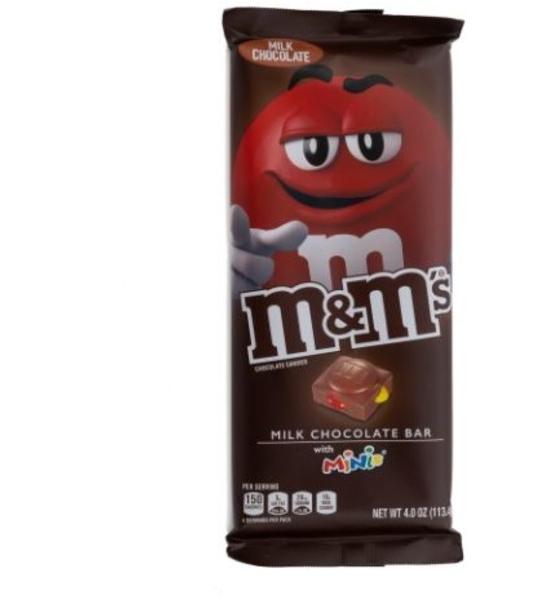 M&Ms Milk Chocolate Bar with Minis