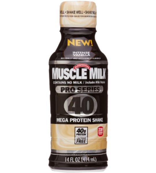 Muscle Milk Pro Series Protein Shake Intense Vanilla
