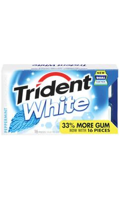 image-Trident White Peppermint Gum (16 Pieces)
