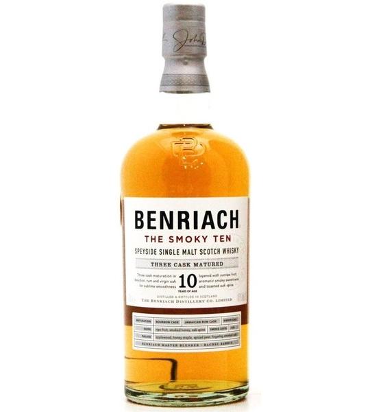 BenRiach The 10 Smoky Single Malt Scotch Whisky