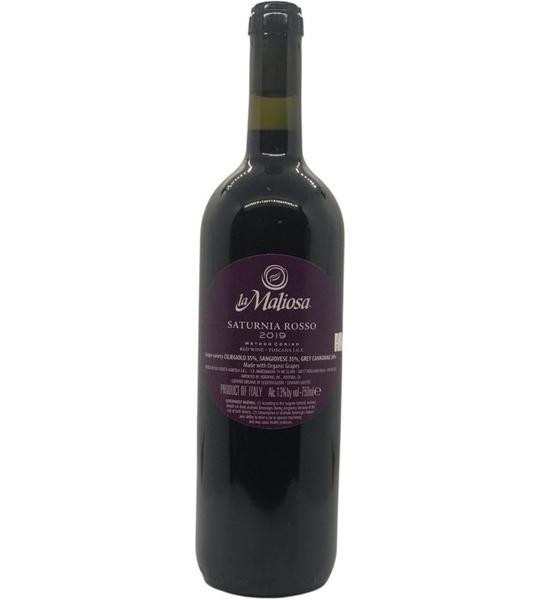La Maliosa | Saturnia Rosso Tuscan Red Natural Wine | Organic Vegan