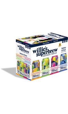 image-Willie's Superbrew Hard Seltzer + Real Fruit Variety 12 Pack
