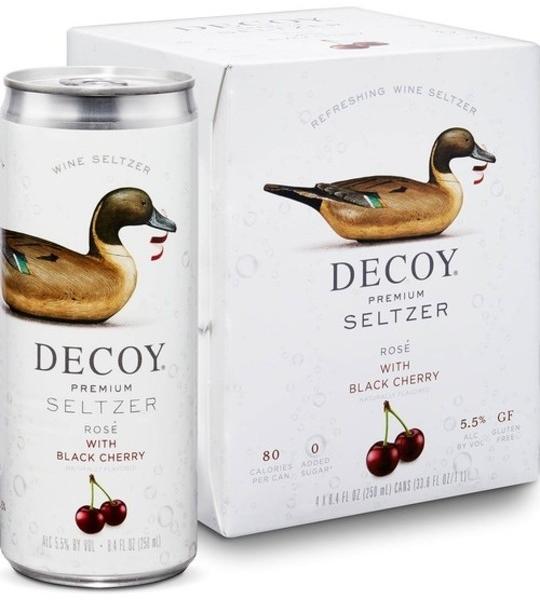 Decoy Premium Seltzer Rose with Black Cherry