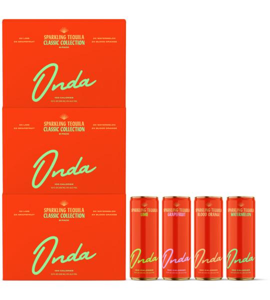 Onda Sparkling Tequila Classic Variety Pack