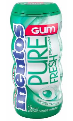 image-Mentos Pure Fresh Spearmint Gum 15 Count