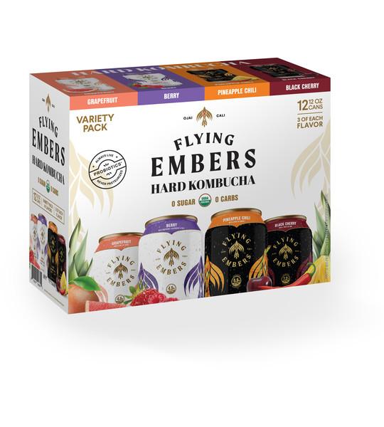 Flying Embers Hard Kombucha Variety Pack
