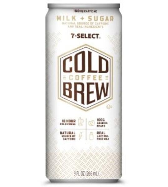 7-SELECT COLD BREW COFFEE MILK SUGAR