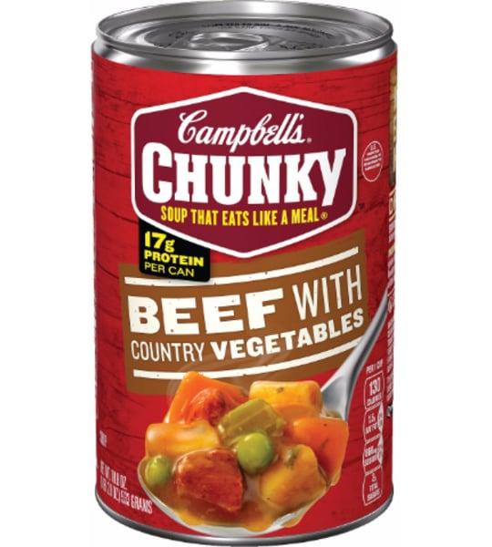 Campbell's Chunky Beef With Vegetables