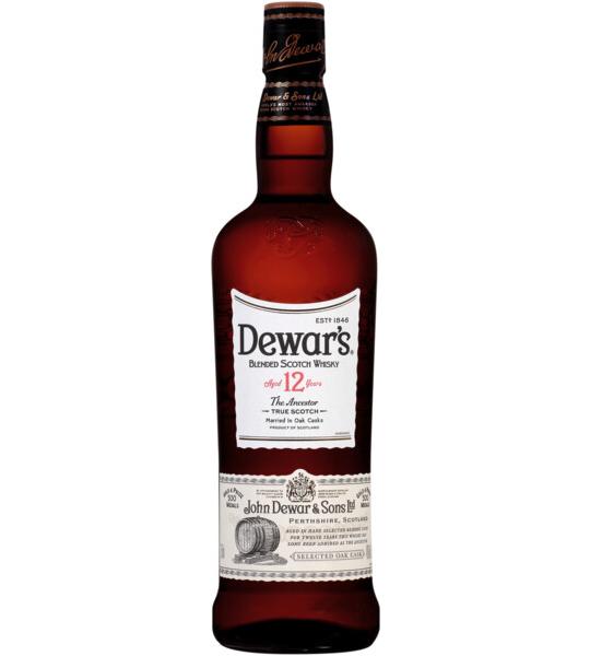 DEWAR'S 12 Year Old Blended Scotch Whisky