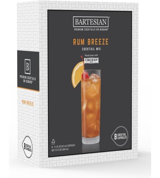 Bartesian Rum Breeze Cocktail Mixer Capsules