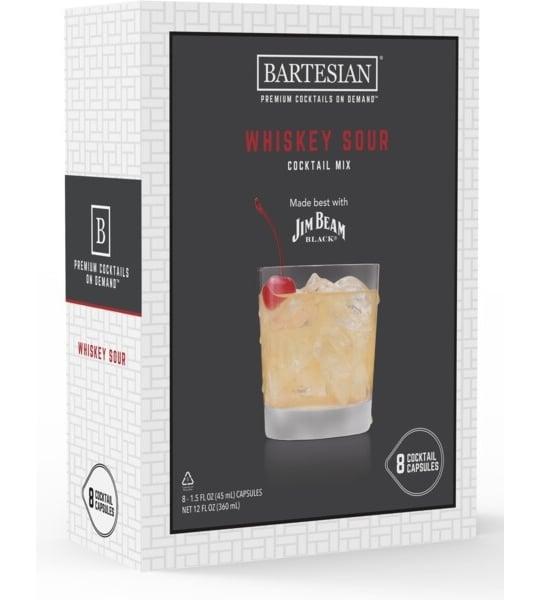 Bartesian Whiskey Sour Cocktail Mixer Capsules