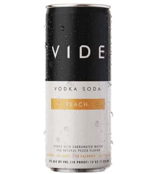 VIDE Peach Vodka Soda