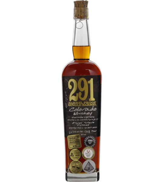 291 Colorado Rye Whiskey Limited Edition Cask Strength