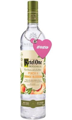 image-Ketel One® Botanical Peach & Orange Blossom with Billykirk "XOXO" Bottle Neck Tag