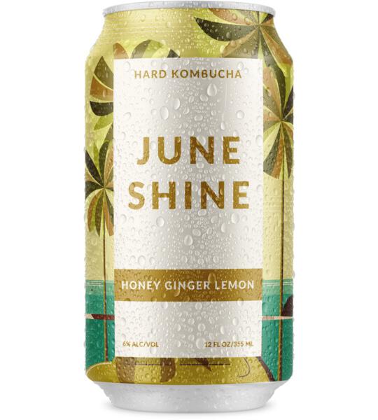 Juneshine Hard Kombucha Honey Ginger Lemon
