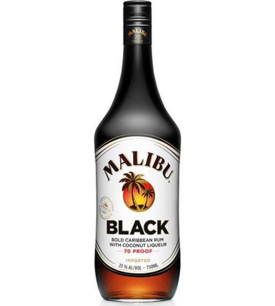 Malibu Black Caribbean Rum with Coconut Liqueur