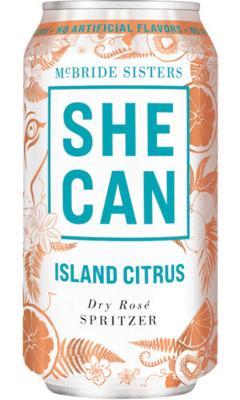 image-McBride Sisters SHE CAN Island Citrus Dry Rosé Spritzer