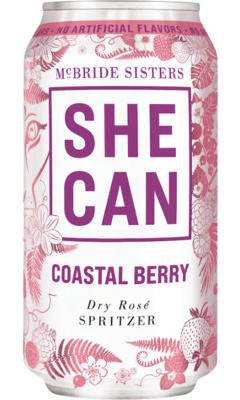 image-McBride Sisters SHE CAN Coastal Berry Dry Rose Spritzer