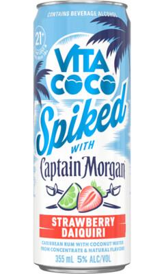 image-Vita Coco Spiked with Captain Morgan Strawberry Daiquiri