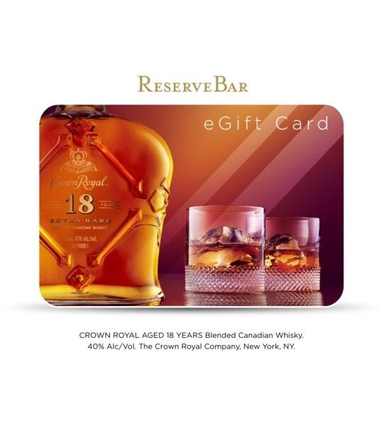 Crown Royal 18 Year Old Gift Card