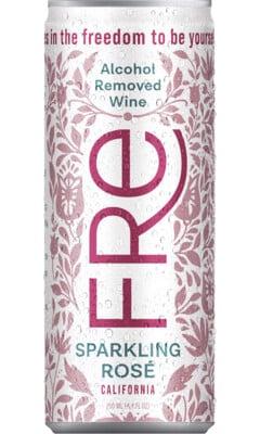 image-Fre Rosé Sparkling Wine, Alcohol-Removed, 250mL Wine Cans (4 pack)