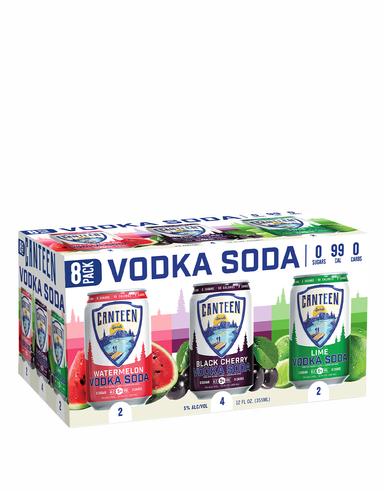 image-Canteen Vodka Soda Traditional Variety Pack