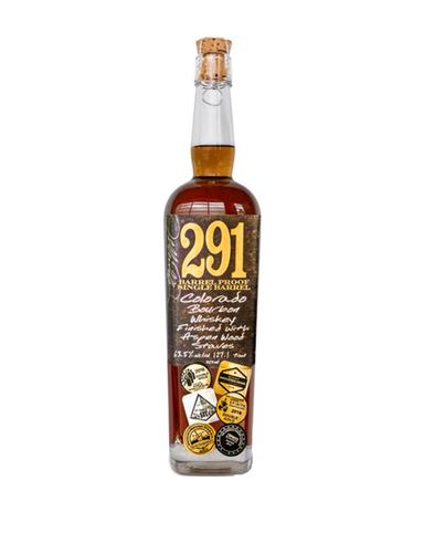 image-291 Colorado Bourbon Whiskey, Finished with Aspen Wood Staves, Barrel Proof, Single Barrel