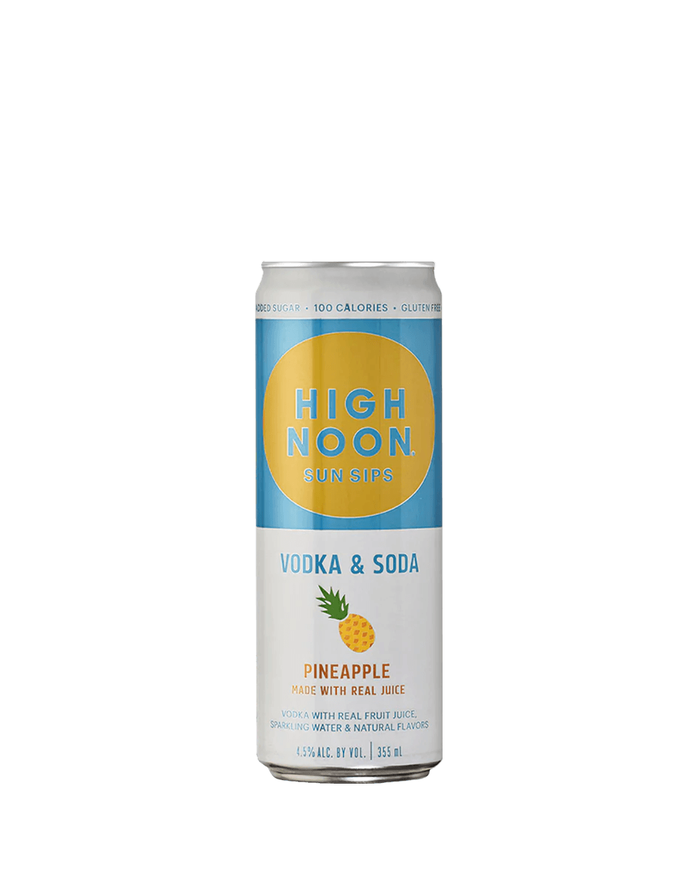 High Noon Pineapple Vodka Soda