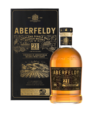 image-Aberfeldy 21 Year Old Limited Edition Argentinian Malbec Wine Cask Finish Scotch